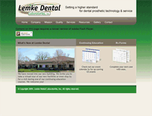 Tablet Screenshot of lemkedental.com